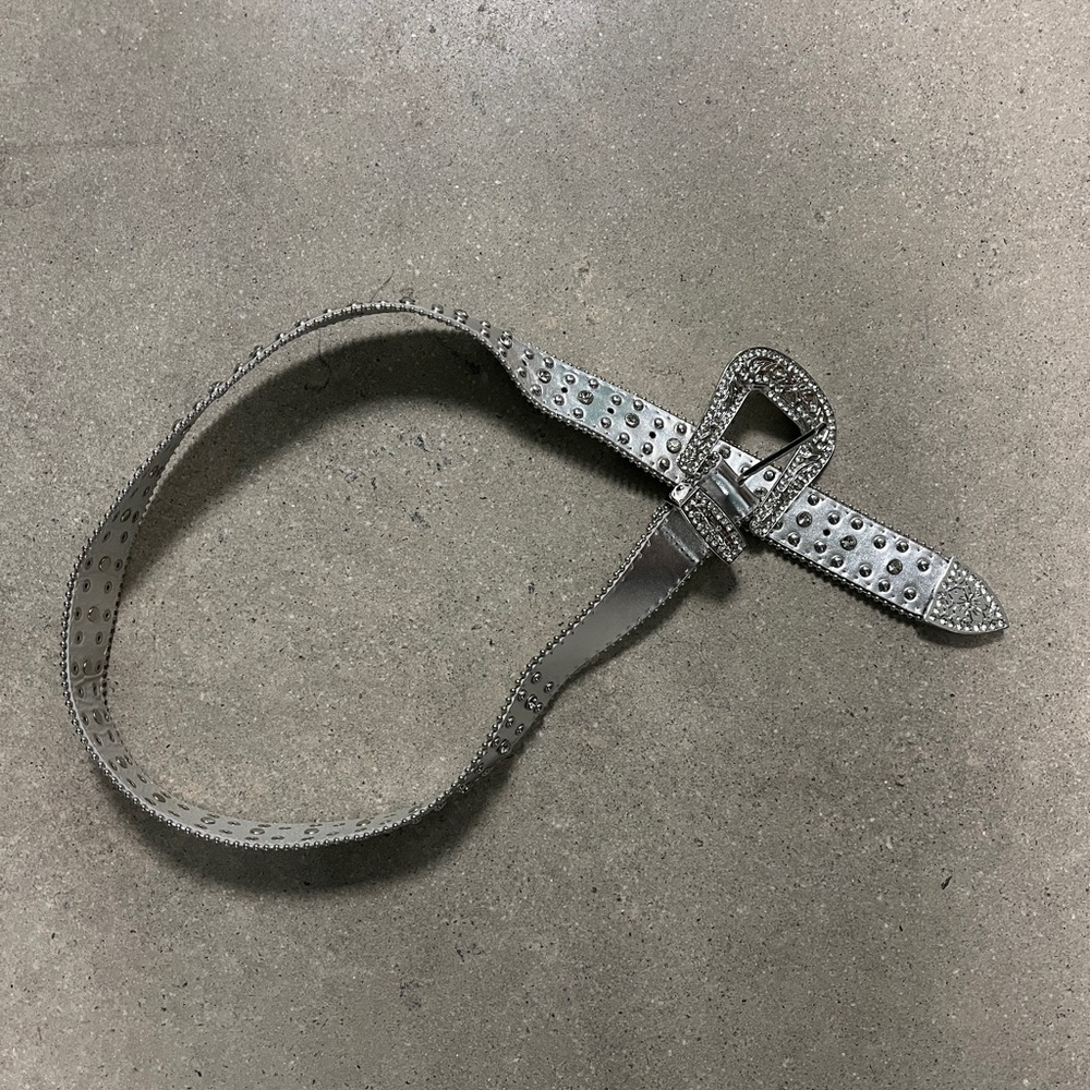 Silver Studded Belt